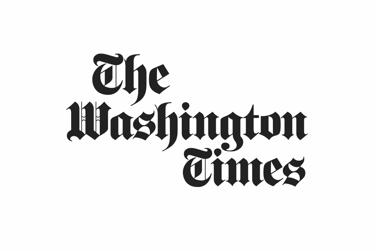 washington times logo Washington Times logo; black text on white background