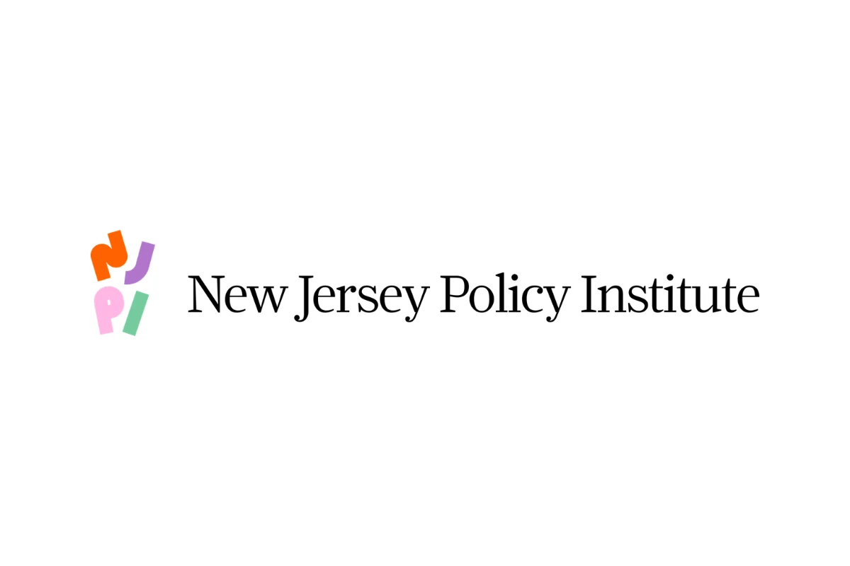 The logo of the New Jersey Policy Institute; black lettering on white background with stylized NJPI