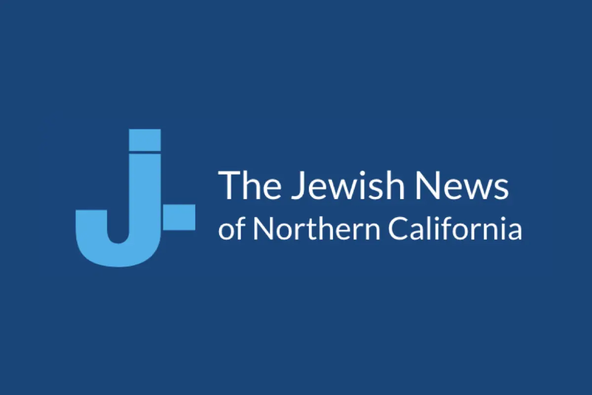 Jewish News of N. Ca The logo of the Jewish News of Northern California; white letters on blue background