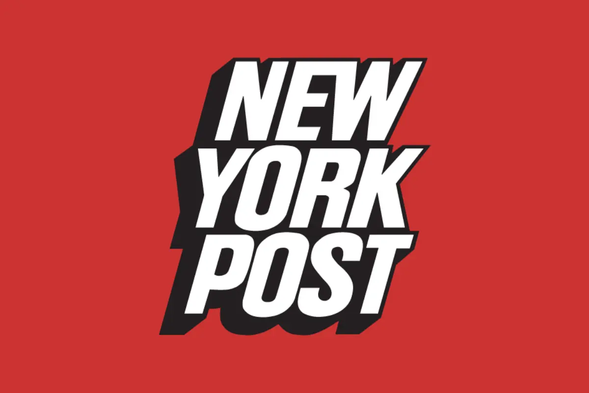 NY Post logo New York Post logo; white lettering on red background