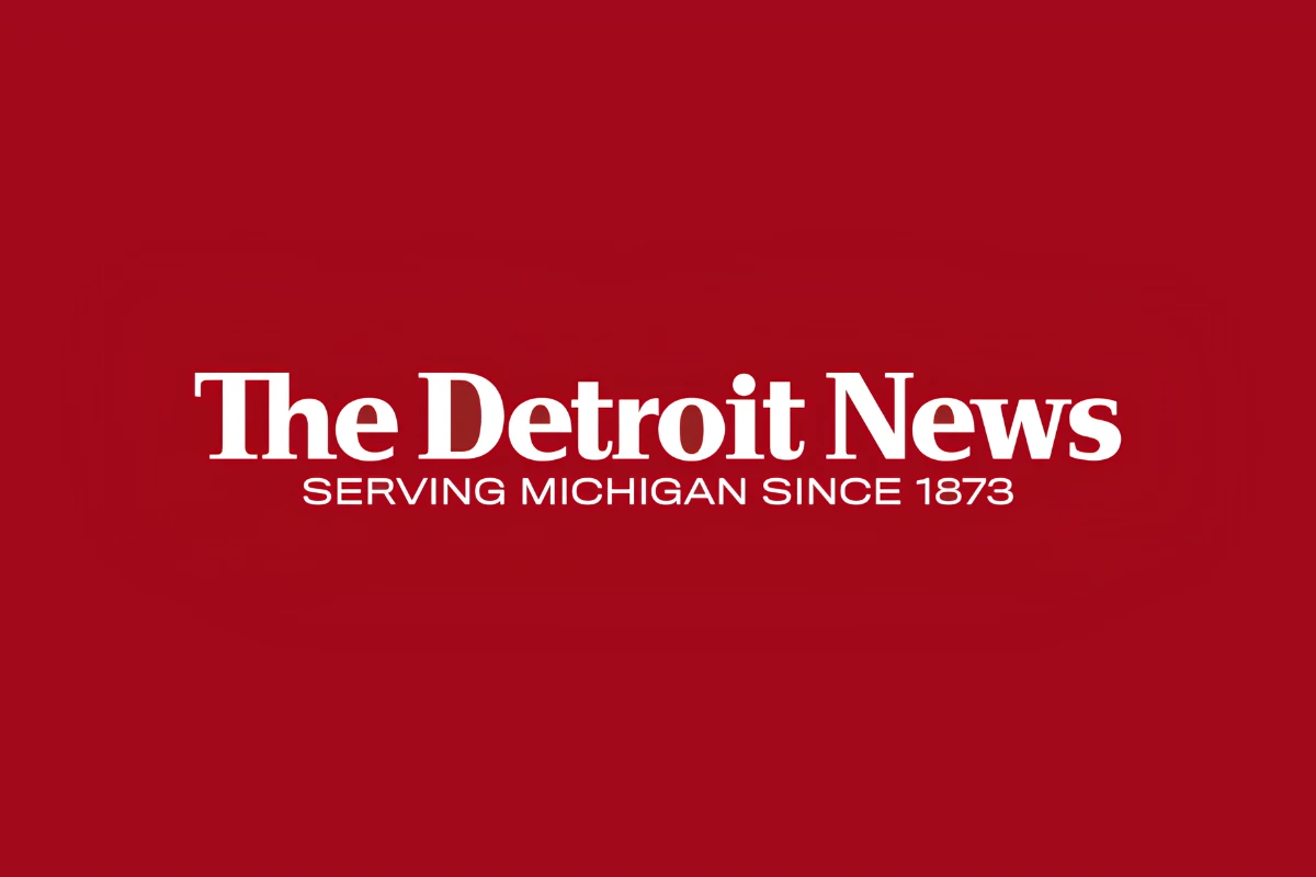 detroit news logo web The logo of the Detroit News; White lettering on red background