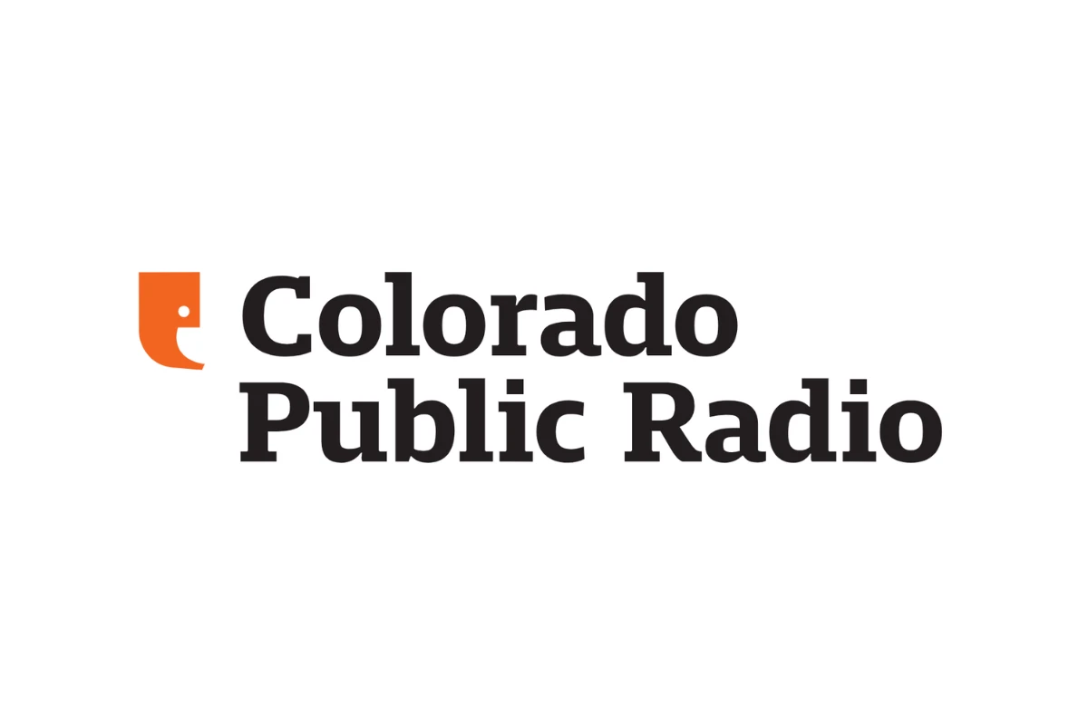 CPR logo web The logo of Colorado Public Radio news; black letter on white background with orange graphic